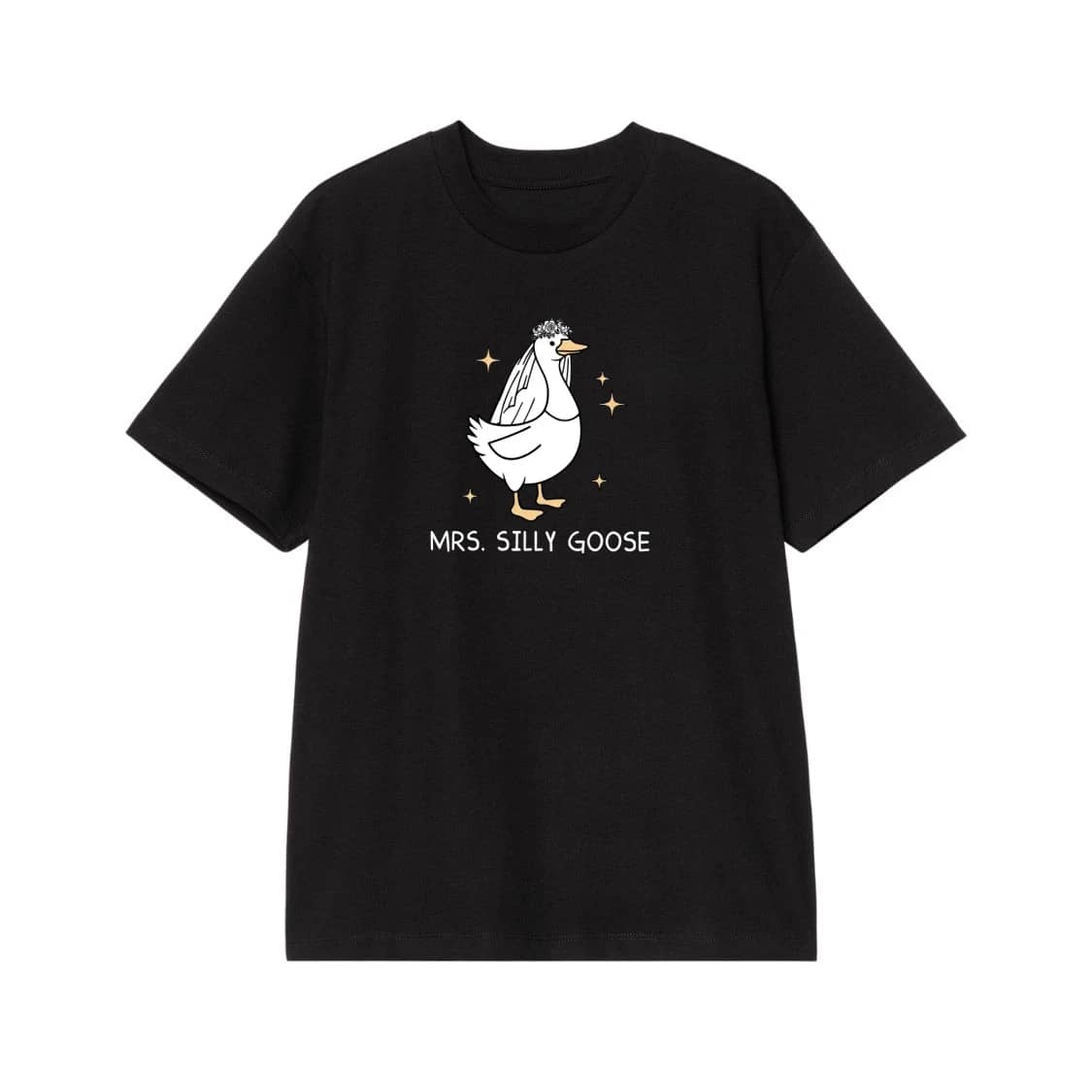 Mr. And Mrs. Silly Goose Matching Couple Wedding Shirts