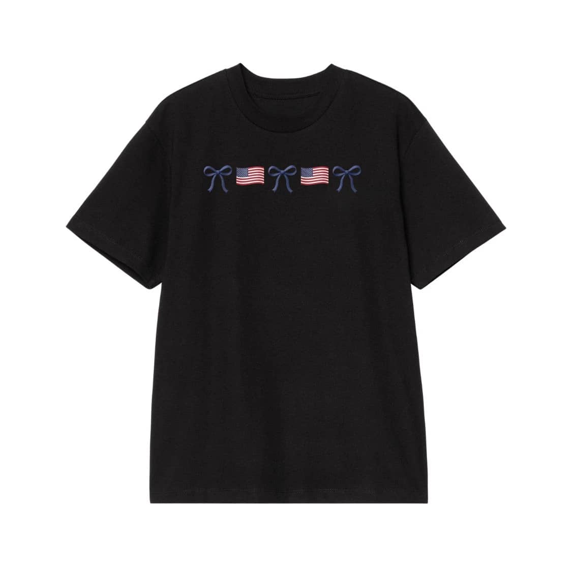 Patriotic American Flag And Bows Sweatshirt