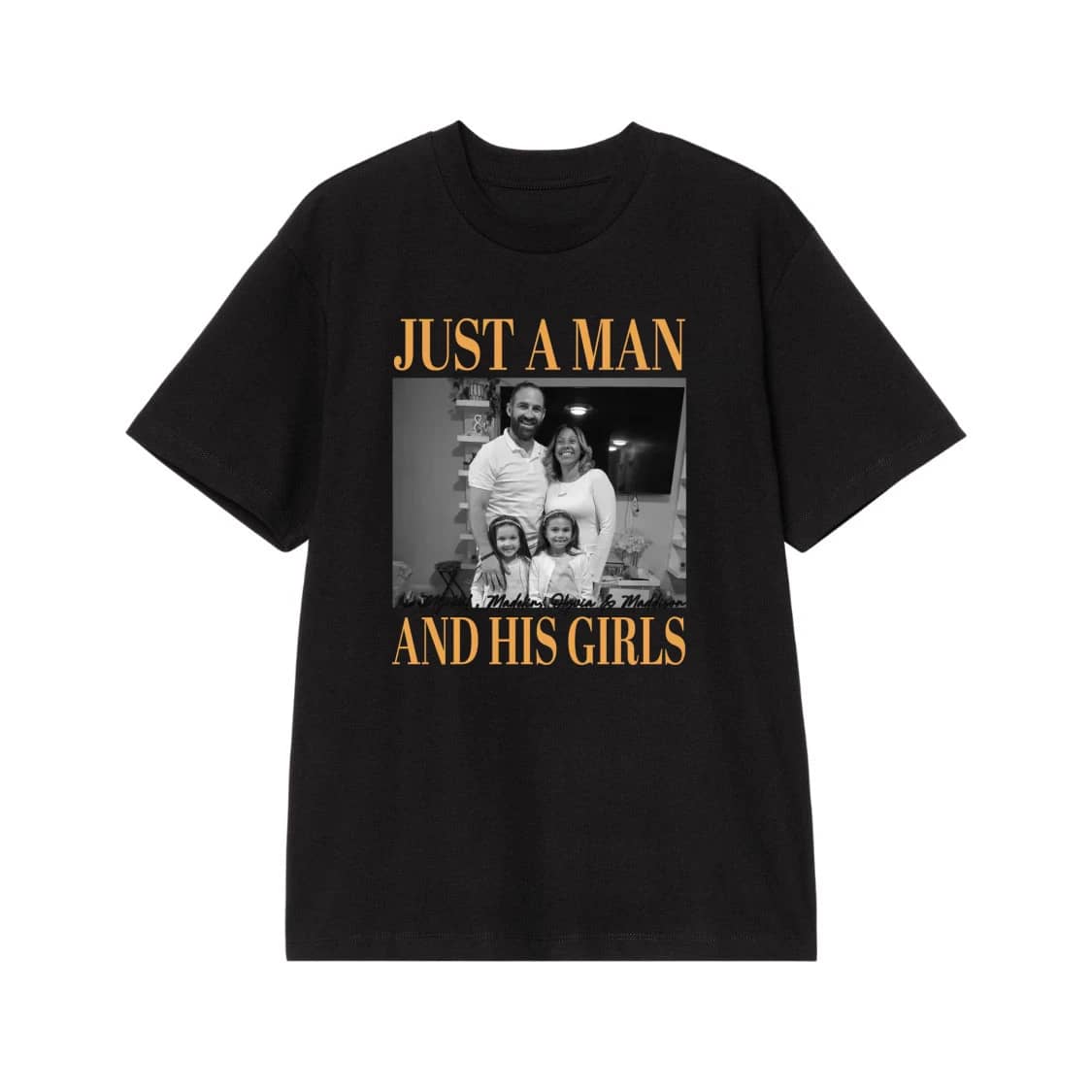 Just A Dad And His Girl Personalized Photo T-Shirt
