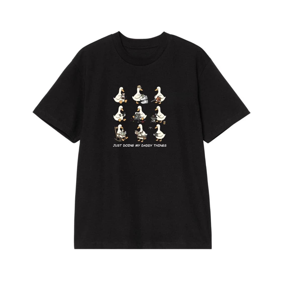 Funny Duck Just Doing My Daddy Things T-Shirt