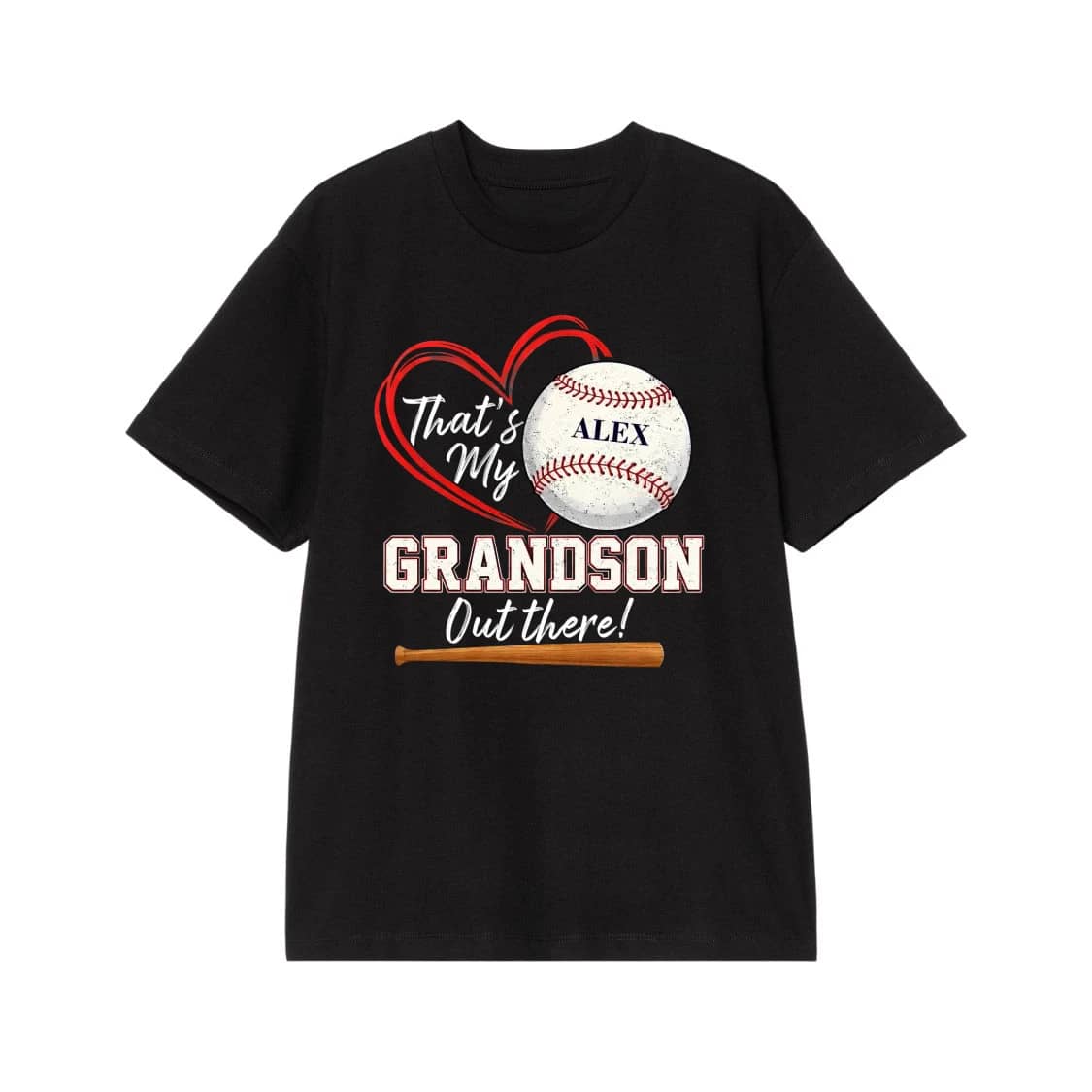 That'S My Grandson Out There Personalized Baseball Sweatshirt