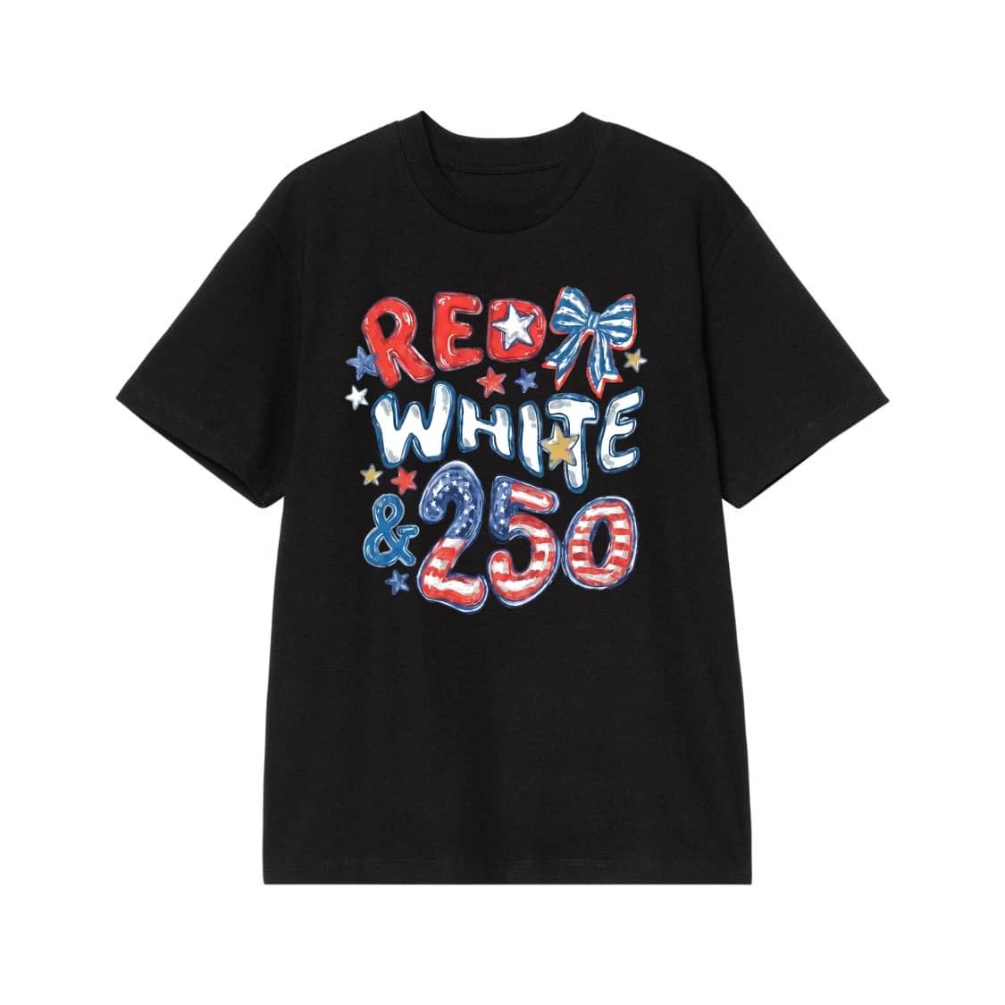 Red White & 250 Patriotic Usa 250th Anniversary Design