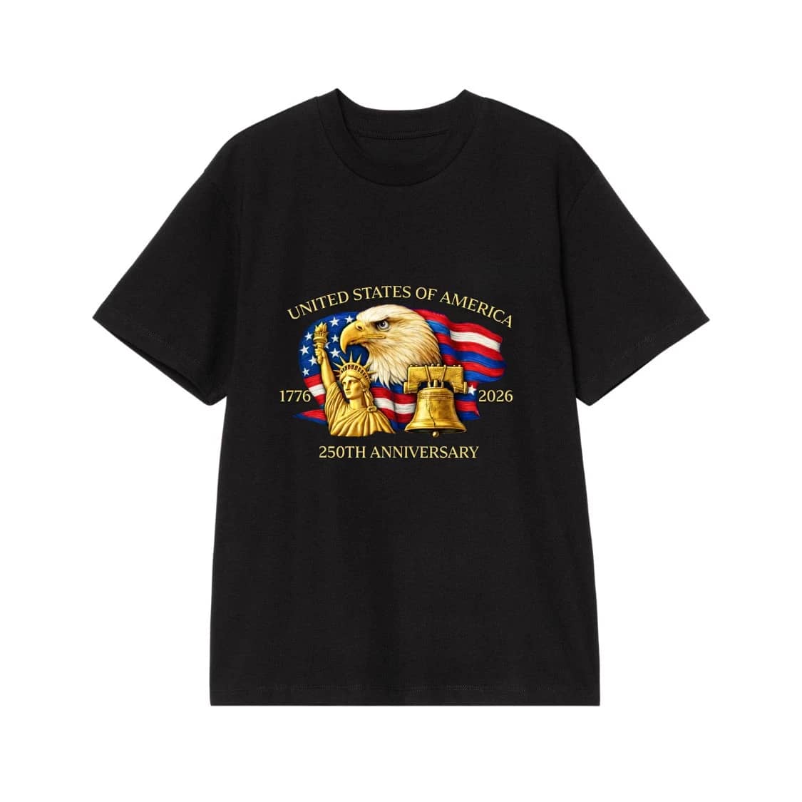 United States Of America 250th Anniversary 1776-2026 Patriotic T-Shirt