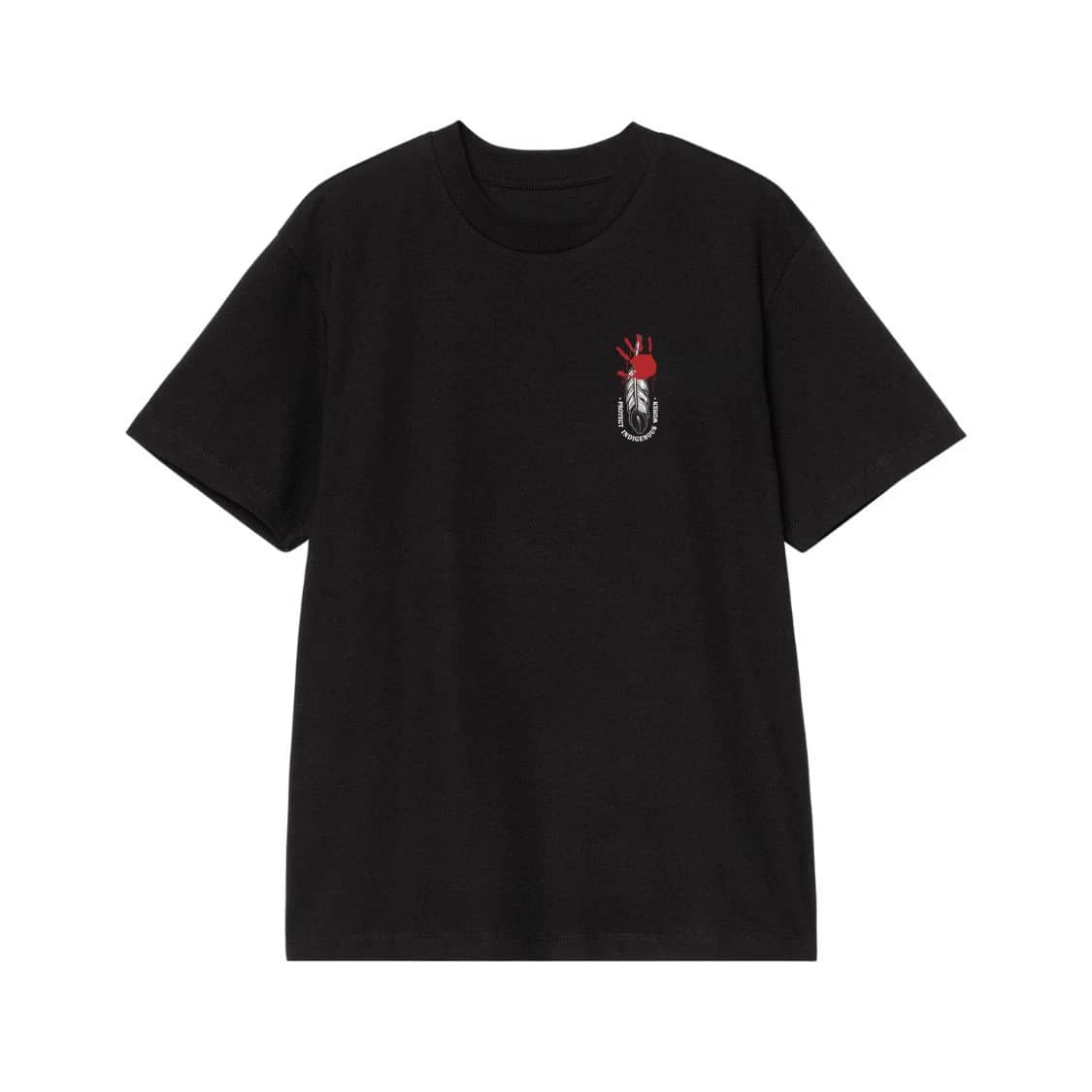 Protect Indigenous Women Red Handprint And Feather T-Shirt