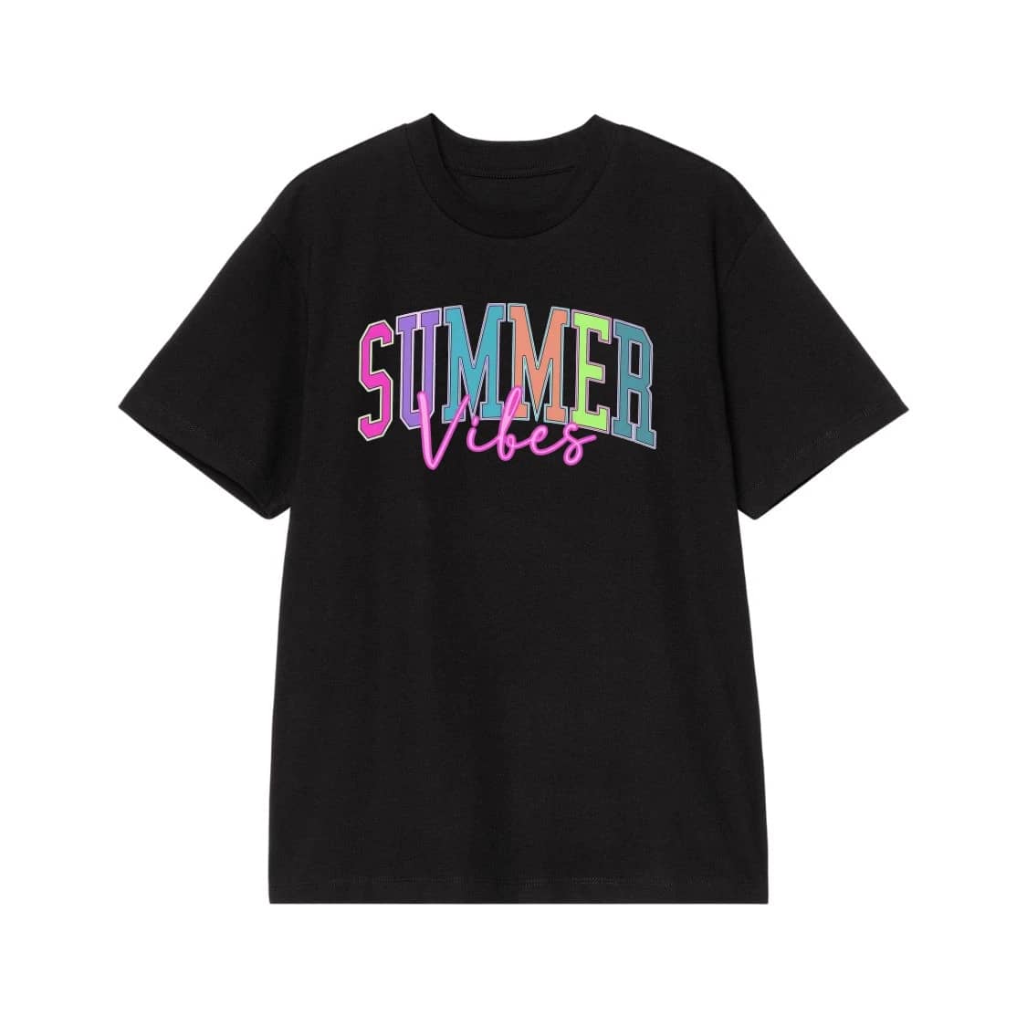 Summer Vibes Colorful Retro Style T-Shirt