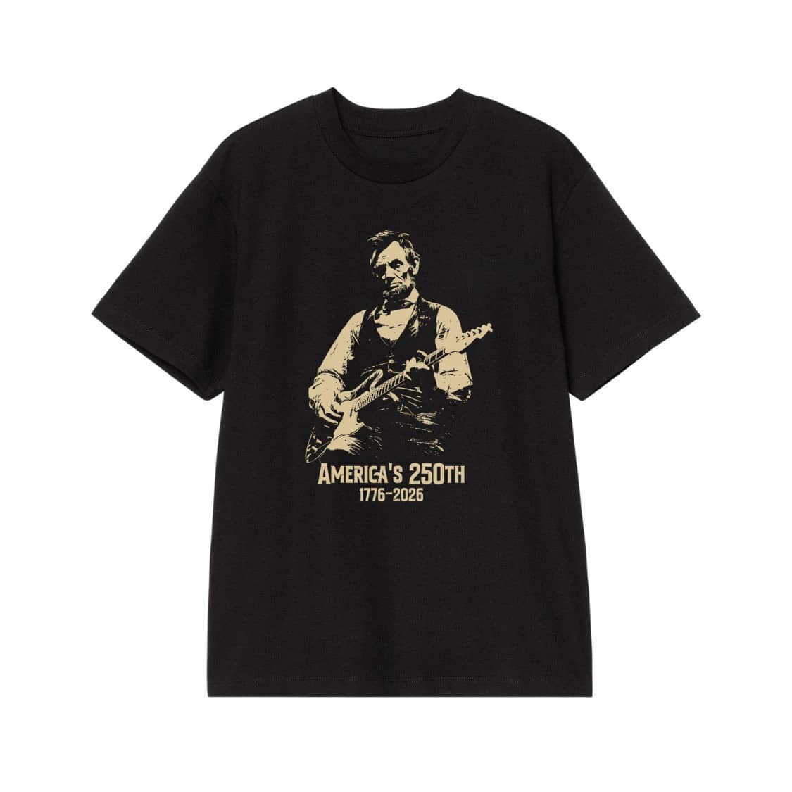 Abraham Lincoln Playing Electric Guitar For America'S 250th Anniversary 1776-2026