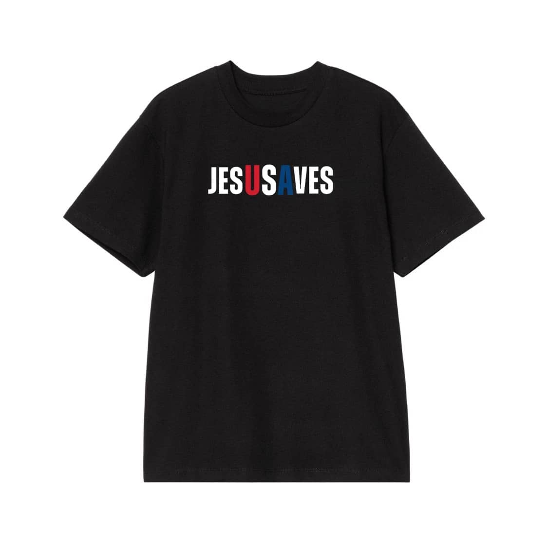 Jesus Saves Patriotic Usa Colors T-Shirt