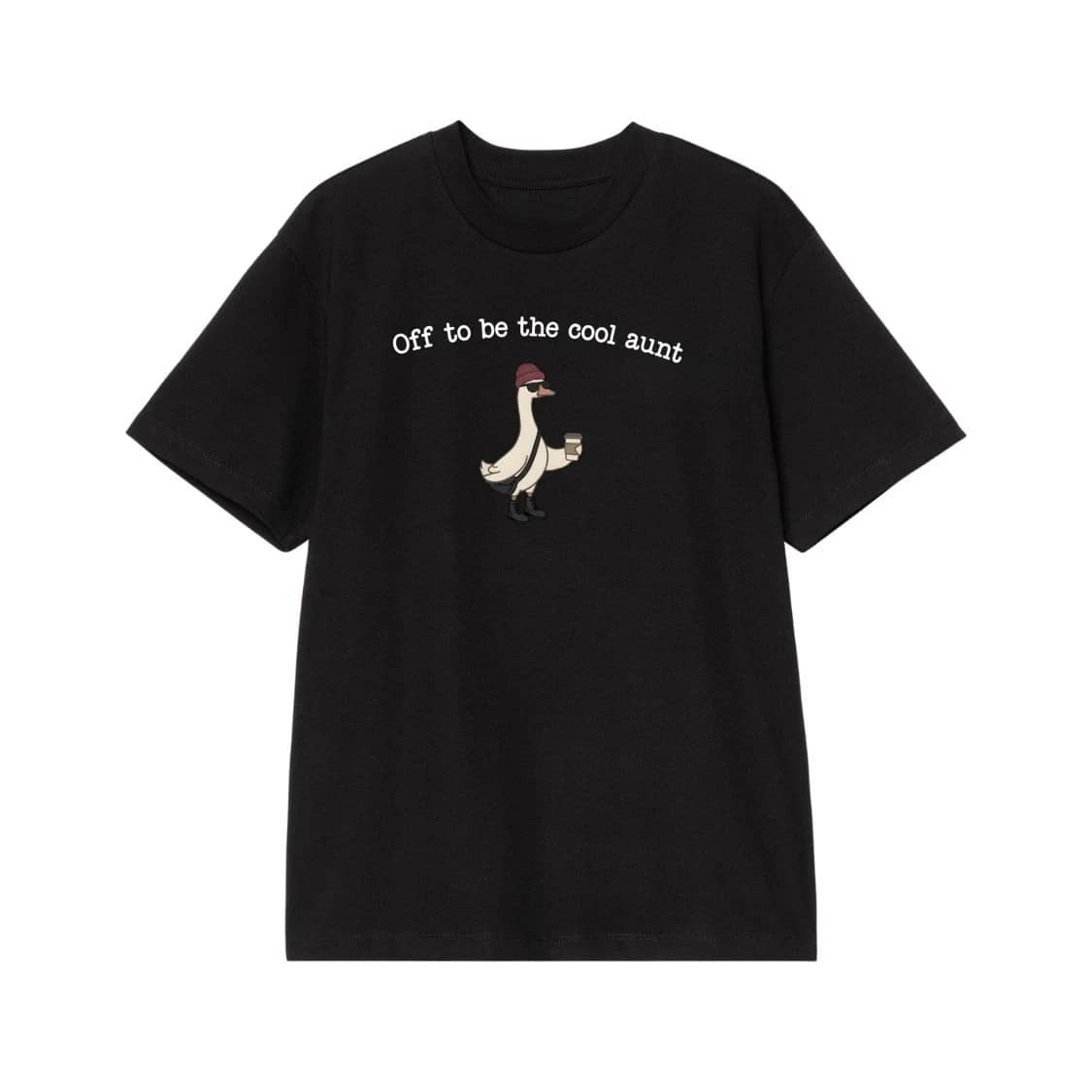 Off To Be The Cool Aunt Funny Goose With Coffee Sweatshirt