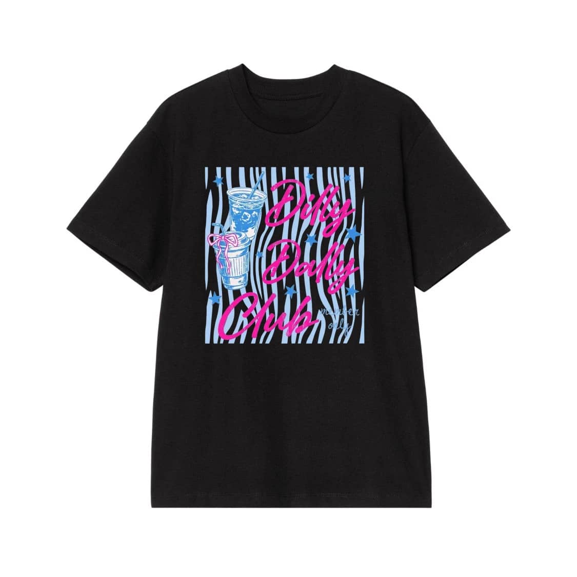 Dilly Dally Club Member Only Iced Drinks T-Shirt
