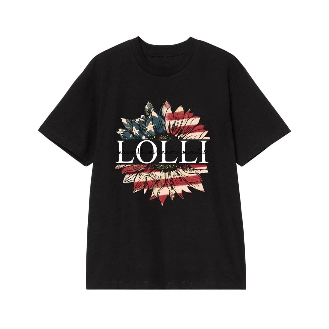 Lolli Patriotic American Flag Sunflower