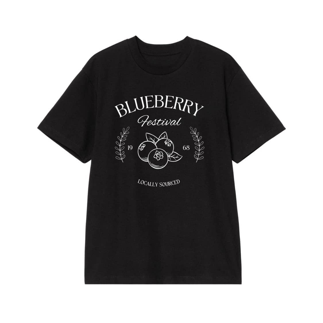 Vintage Blueberry Festival 1968 Locally Sourced T-Shirt