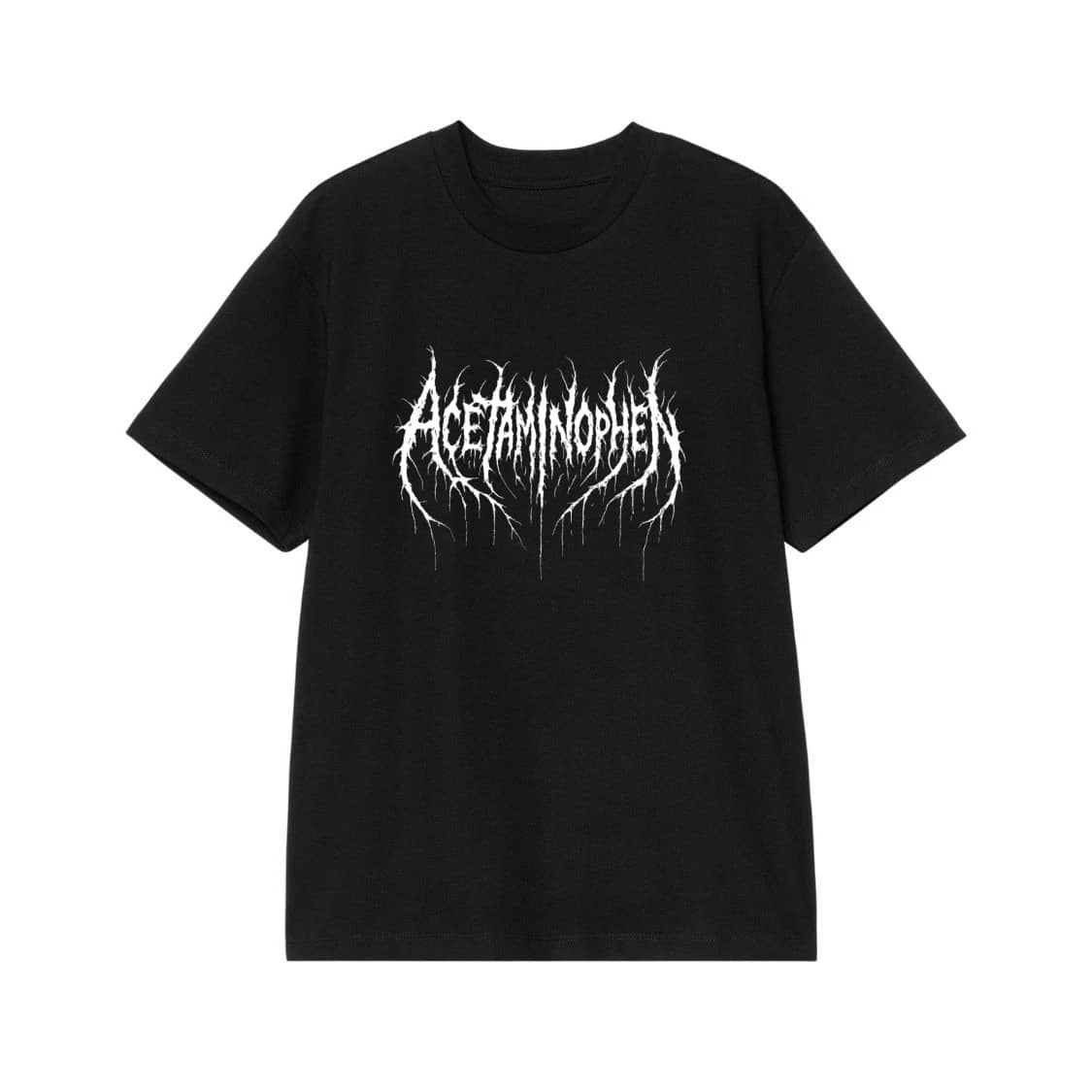 Acetaminophen Death Metal Style Logo T-Shirt