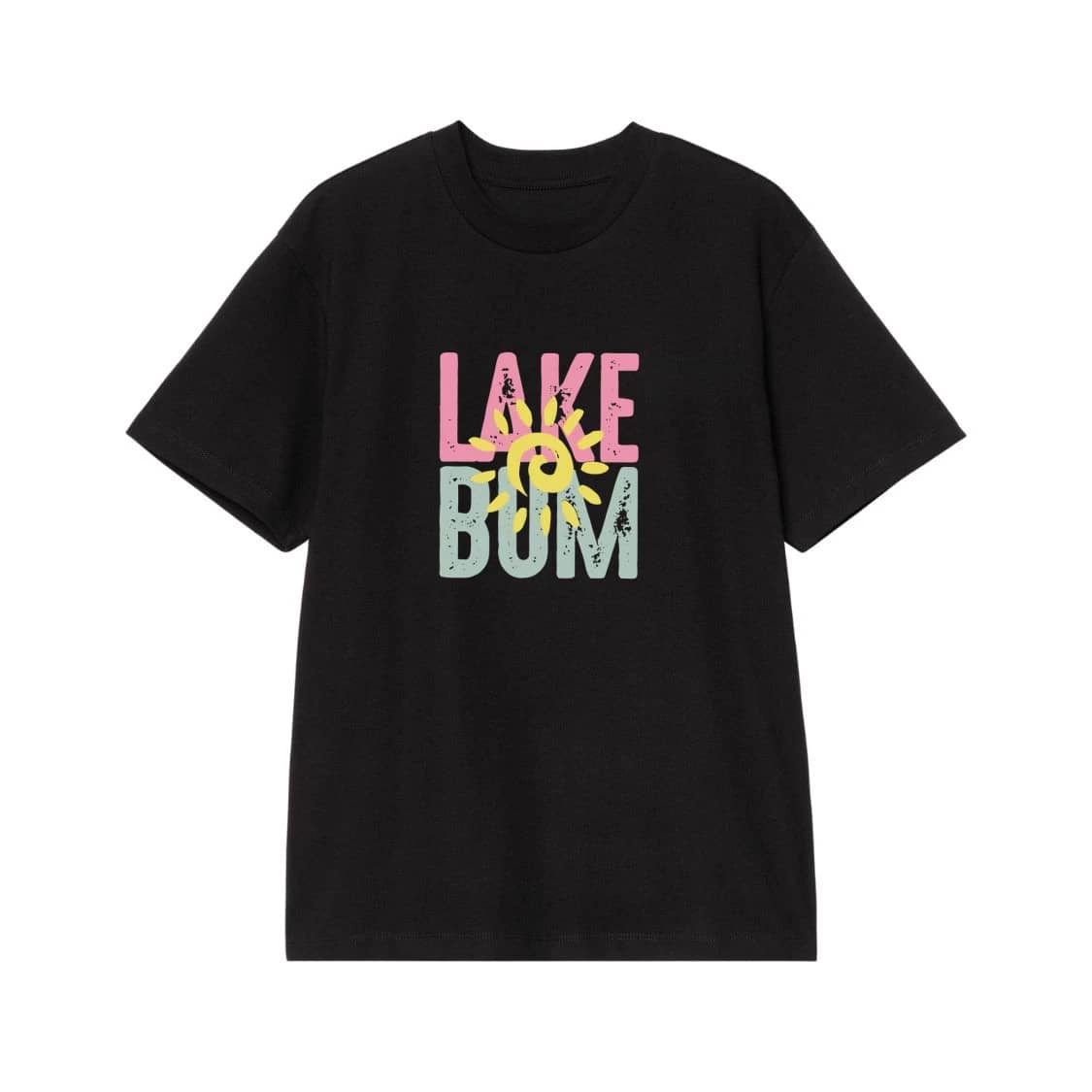 Lake Bum Summer Sun Graphic T-Shirt