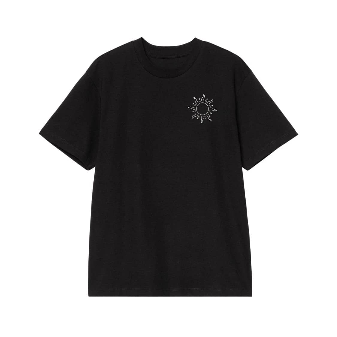 Minimalist Sun Line Art Pocket Design