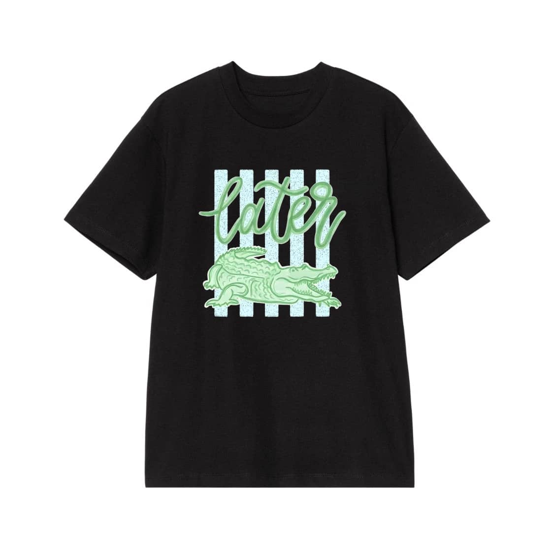 Later Alligator Funny Pun Summer Beach T-Shirt