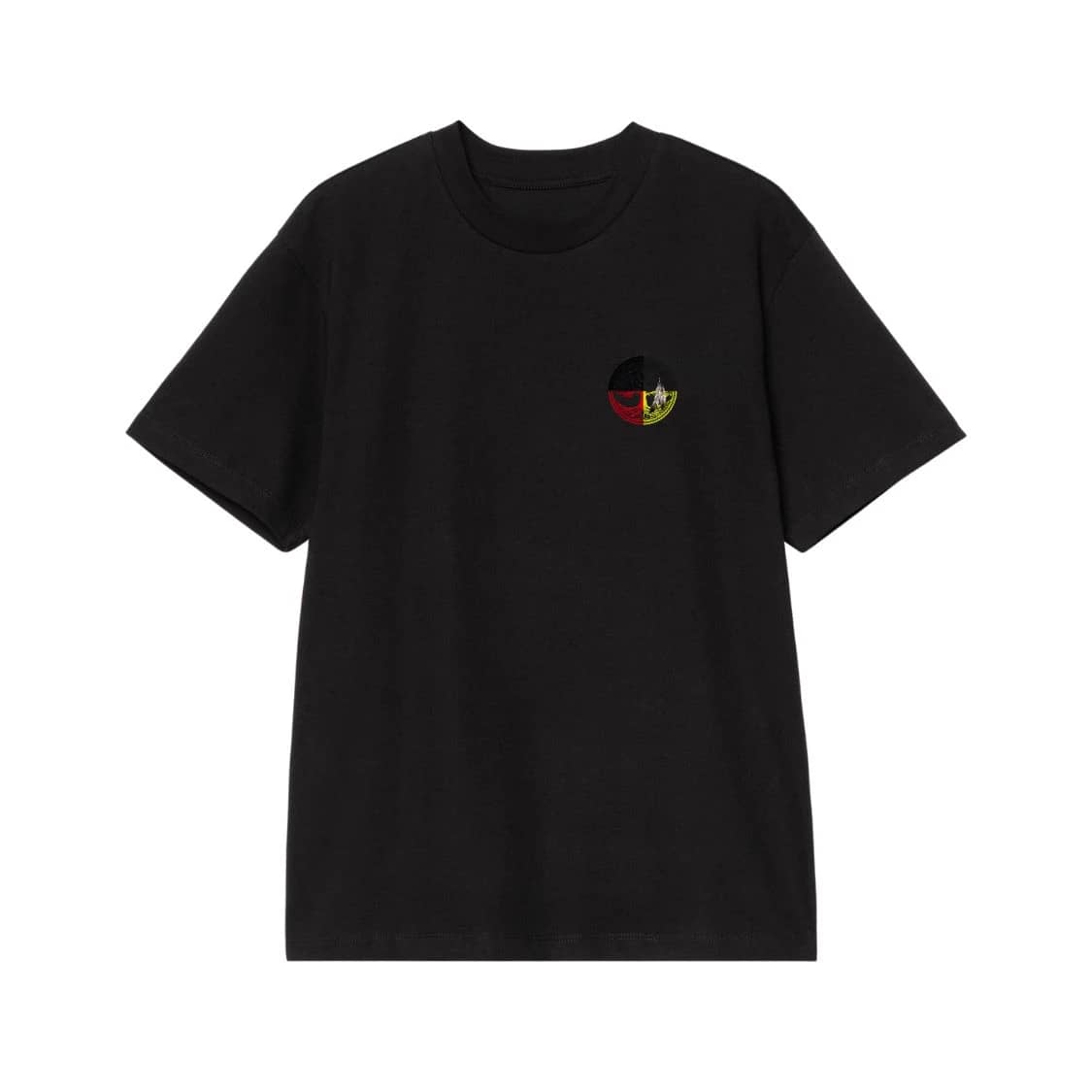 Native American Medicine Wheel Tree Of Life Chest Logo T-Shirt