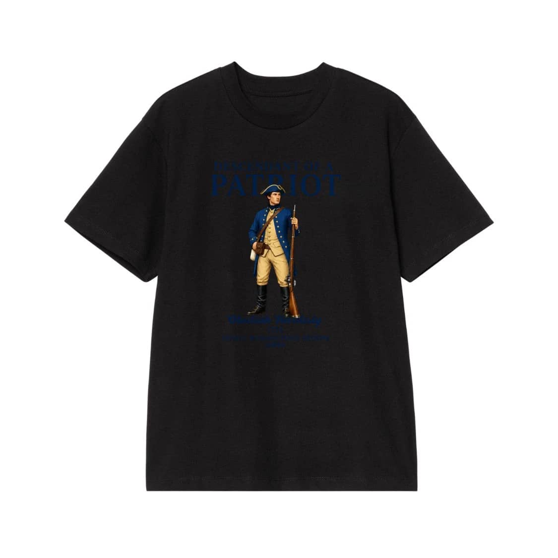 Descendant Of A Patriot Revolutionary War Soldier 1776 T-Shirt