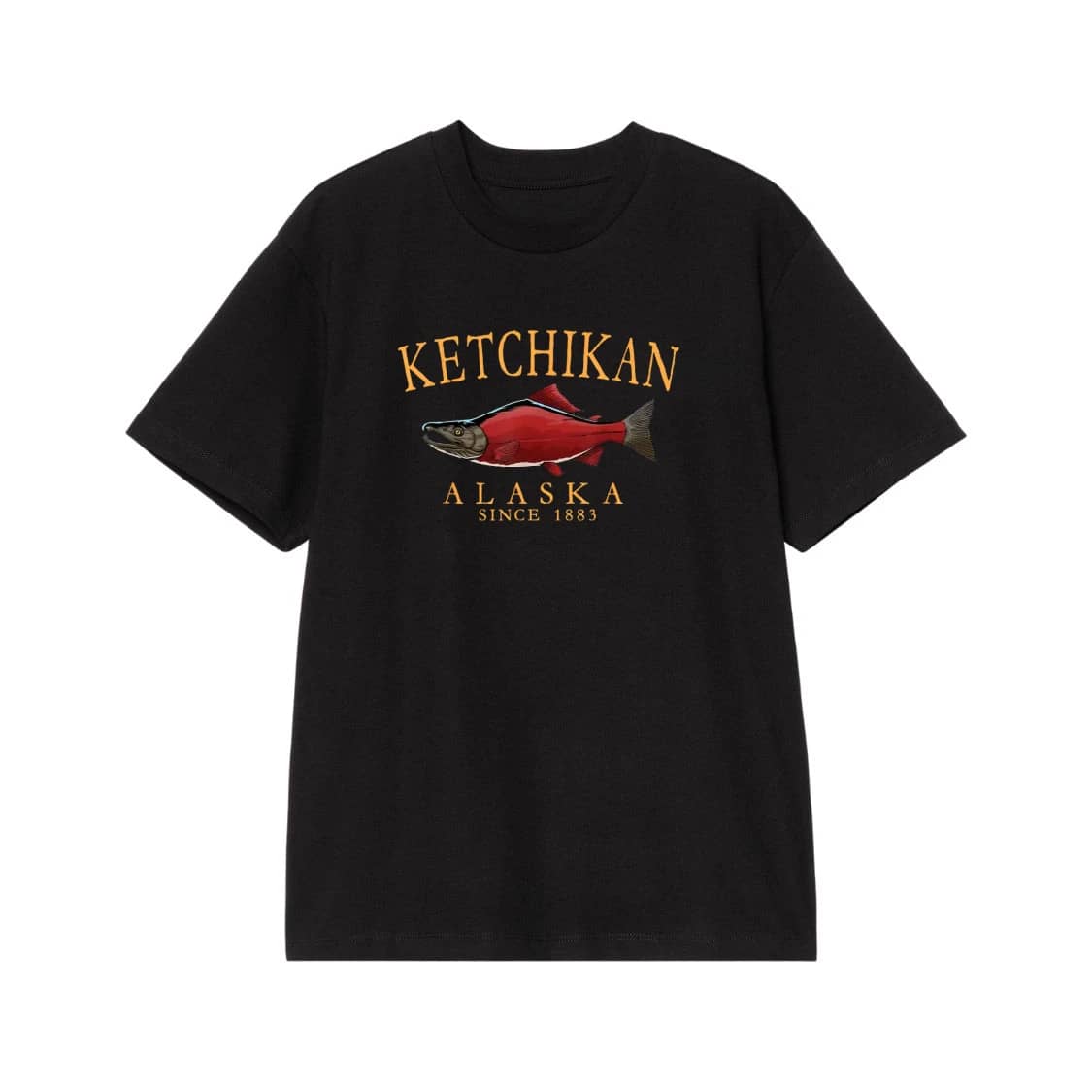 Ninilchik Alaska Since 1799 Red Salmon Fishing Souvenir