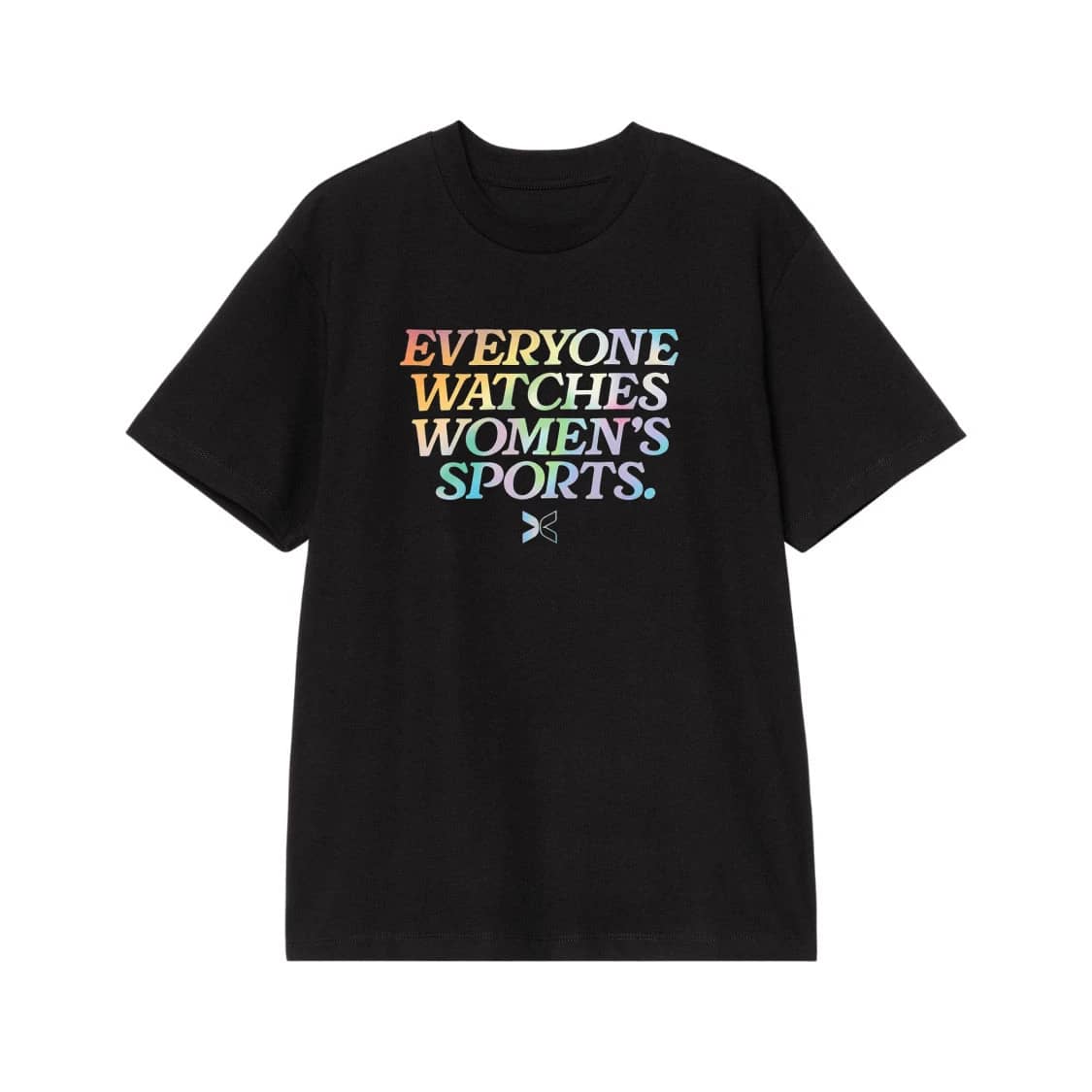 Everyone Watches Women'S Sports Colorful Gradient Text
