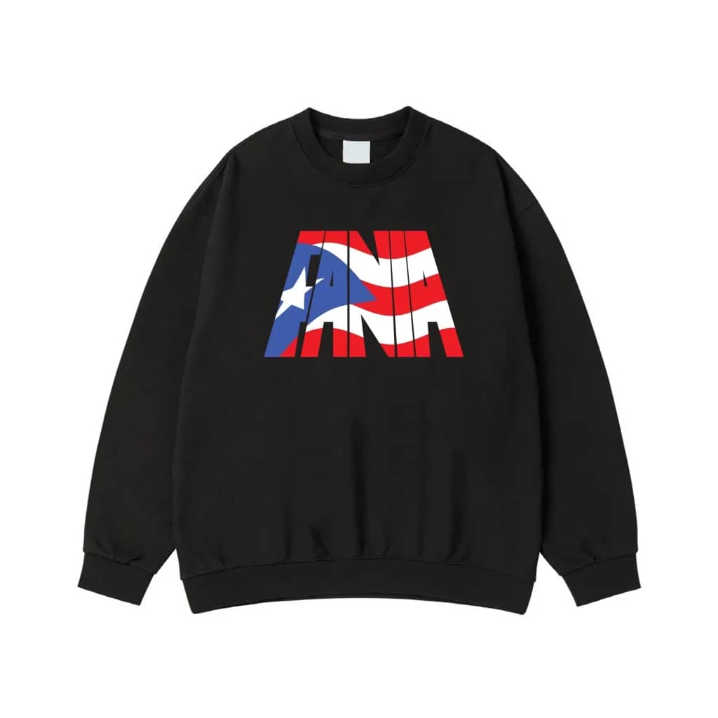 Ana Puerto Rican Flag Text Graphic T-Shirt