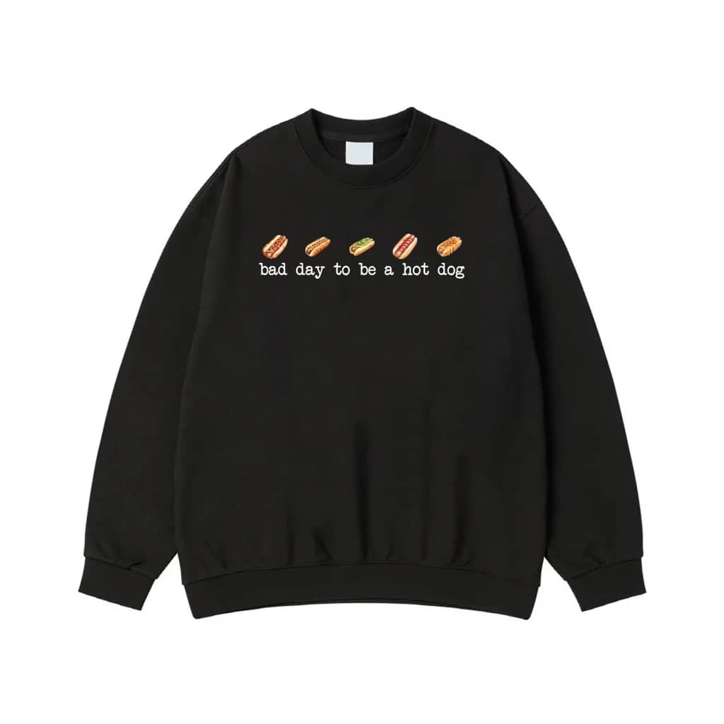 Bad Day To Be A Hot Dog Funny Foodie T-Shirt