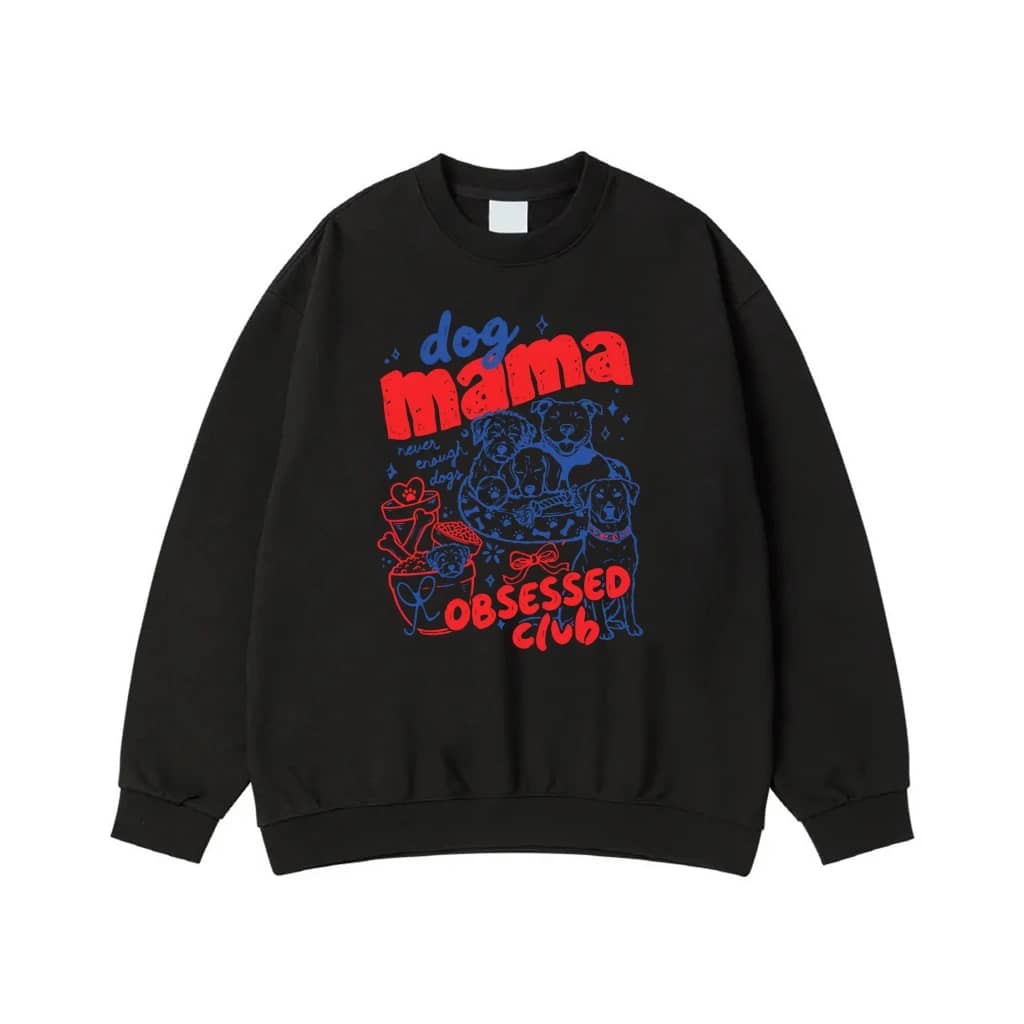 Dog Mama Obsessed Club Funny Dog Lover T-Shirt