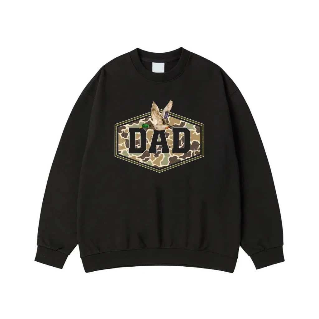 Duck Hunting Dad Camouflage T-Shirt