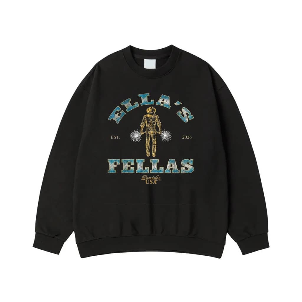 Ella'S Fellas Est. 2026 Pendleton Usa Vintage Mascot T-Shirt