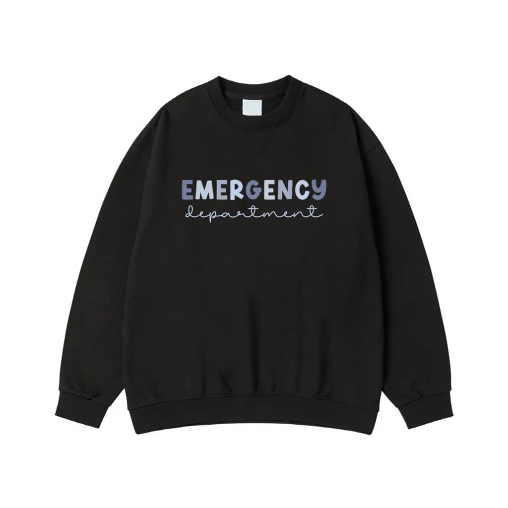 Emergency Department Mixed Font Design