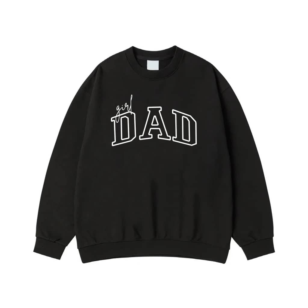 Girl Dad Athletic Font T-Shirt