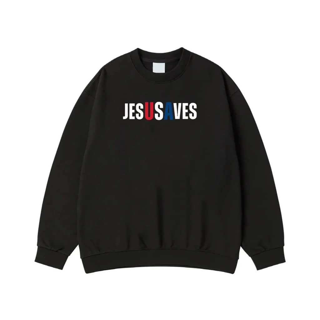 Jesus Saves Patriotic Usa Colors T-Shirt