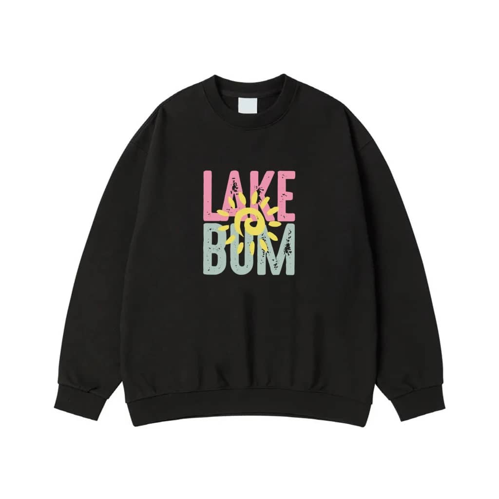 Lake Bum Summer Sun Graphic T-Shirt