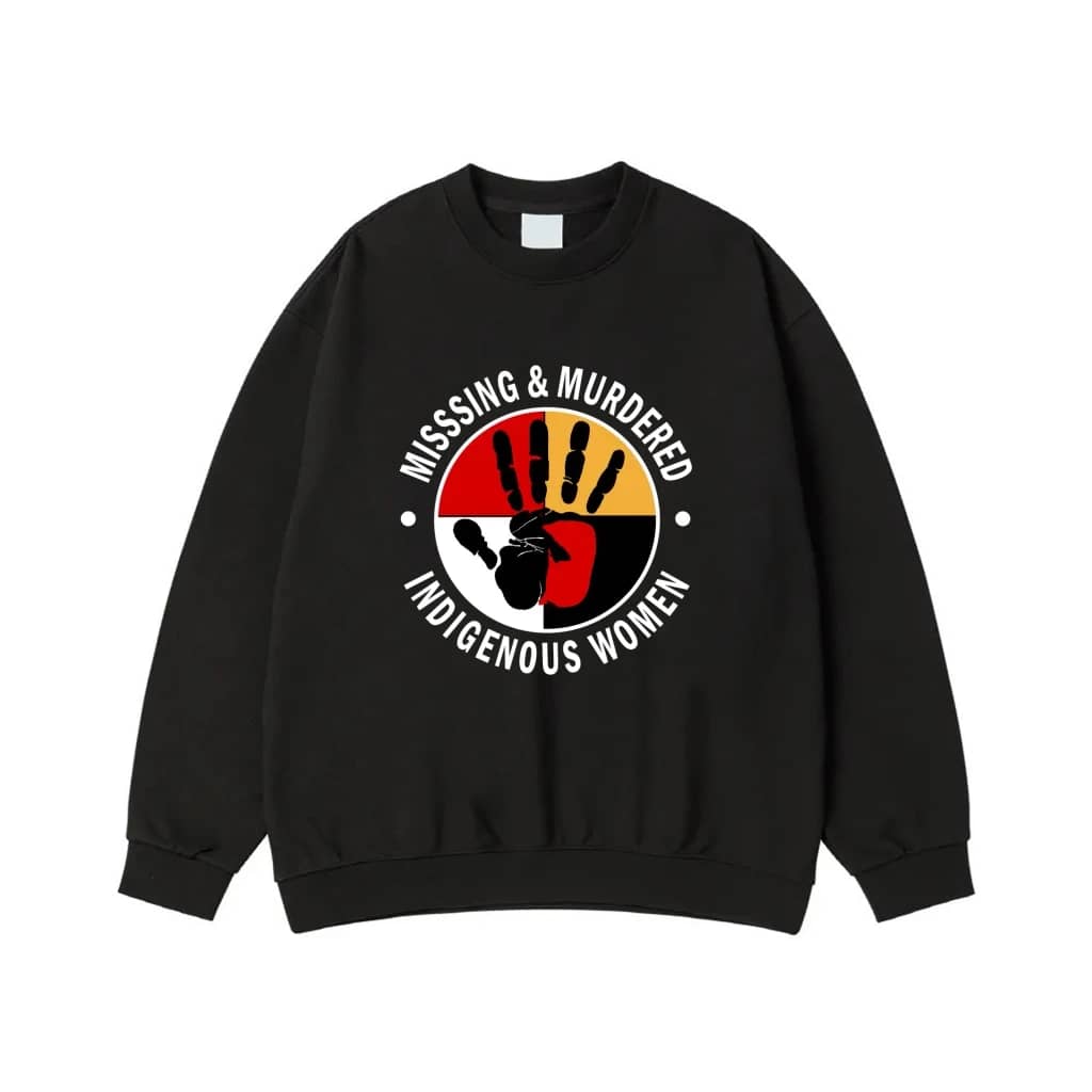 Misssing & Murdered Indigenous Women Mmiw Handprint Medicine Wheel