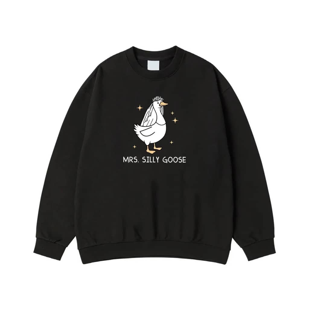 Mr. And Mrs. Silly Goose Matching Couple Wedding Shirts