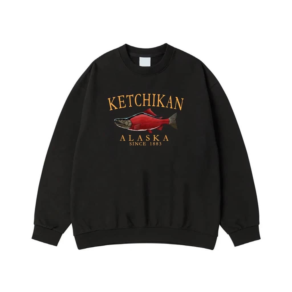 Ninilchik Alaska Since 1799 Red Salmon Fishing Souvenir