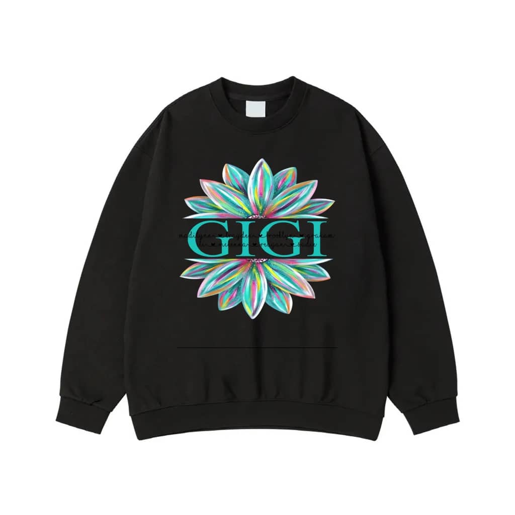 Personalized Mimi Daisy Flower Shirt With Grandkids Names