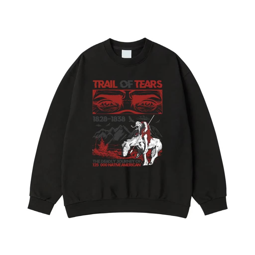 Trail Of Tears 1828-1838 Native American History Memorial T-Shirt