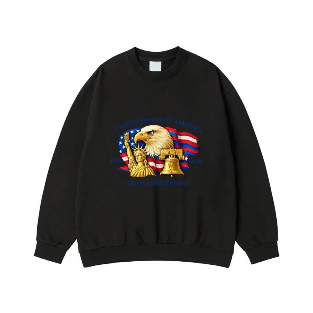United States Of America 250th Anniversary 1776-2026 Patriotic T-Shirt