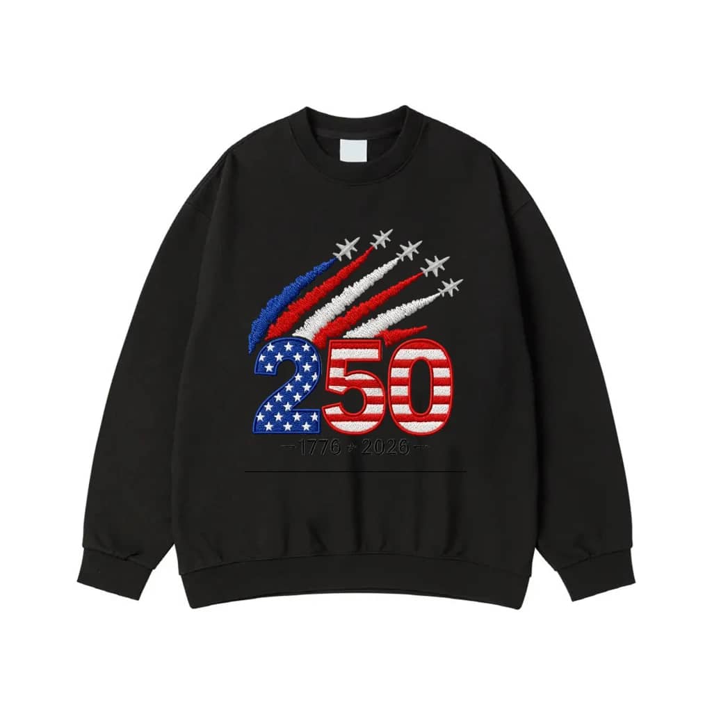 Usa 250th Anniversary 1776-2026 Patriotic American Flag T-Shirt