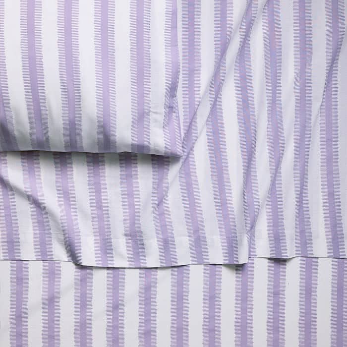 Feathered Stripes Brushed Cotton Sheet Set