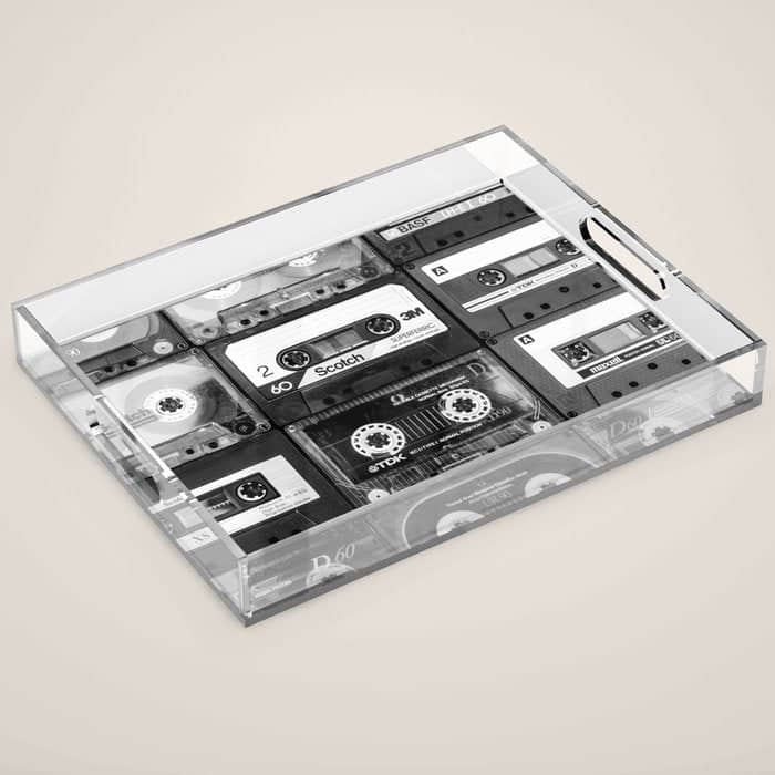 Something Nostalgic - Black And White #Decor #Homestorie #Buyart Acrylic Tray