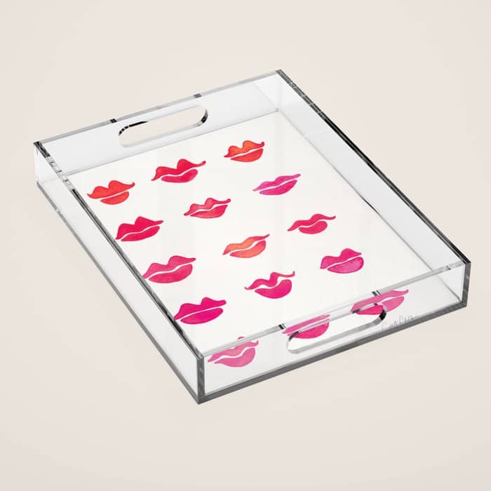 Kiss Collection Pink Palette Acrylic Tray