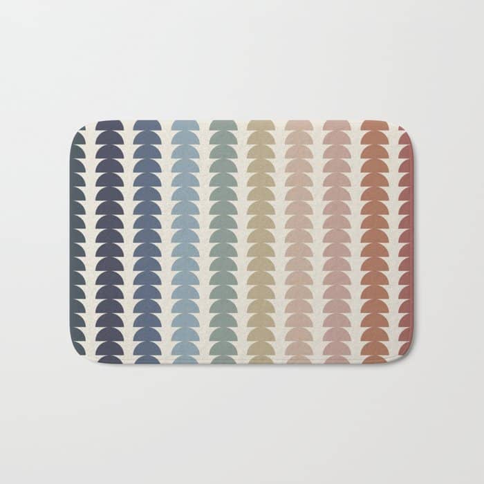 Maude Pattern- Vintage Multicolor Bath Mat