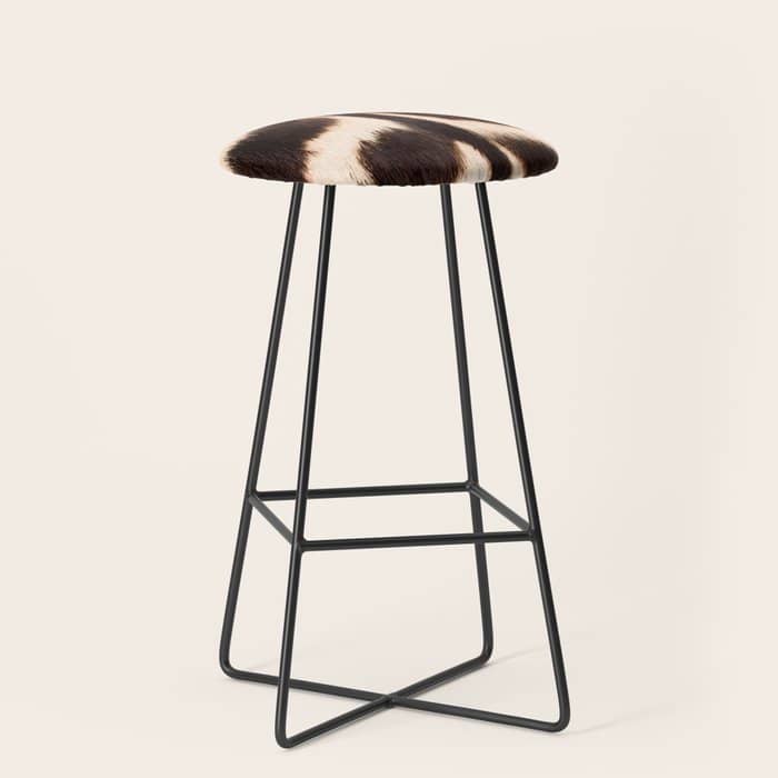 Zebra - Zebra Stripes -Zebra Skin - Genuine - Beautiful  Stool