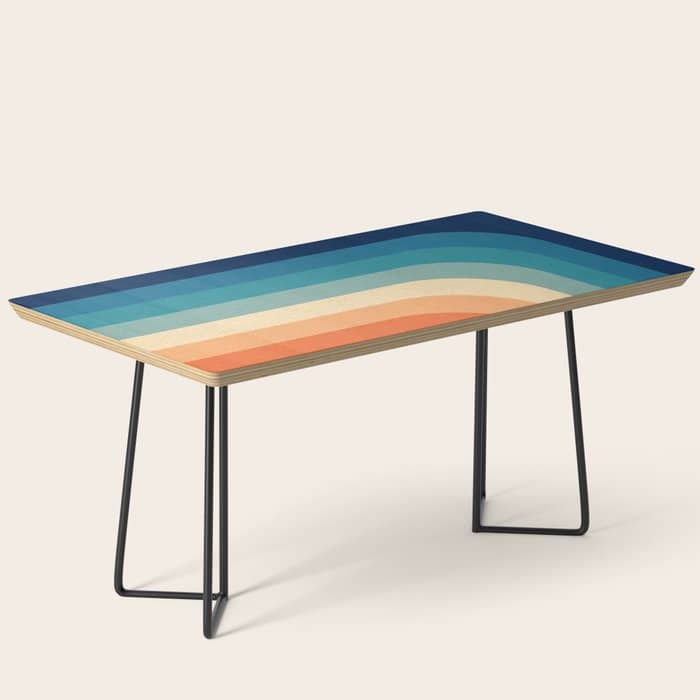 Retro 70s Color Palette Iii Coffee Table