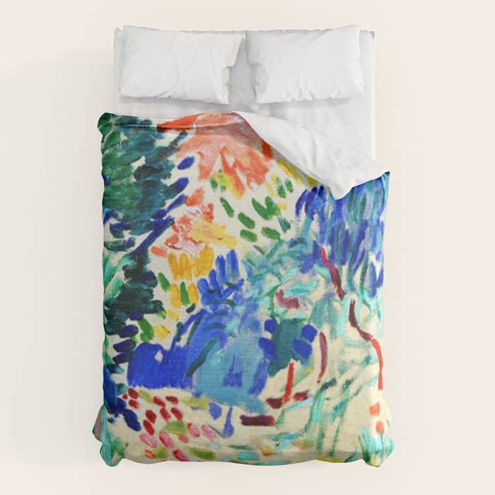 Henri Matisse Landscape At Collioure Duvet Cover
