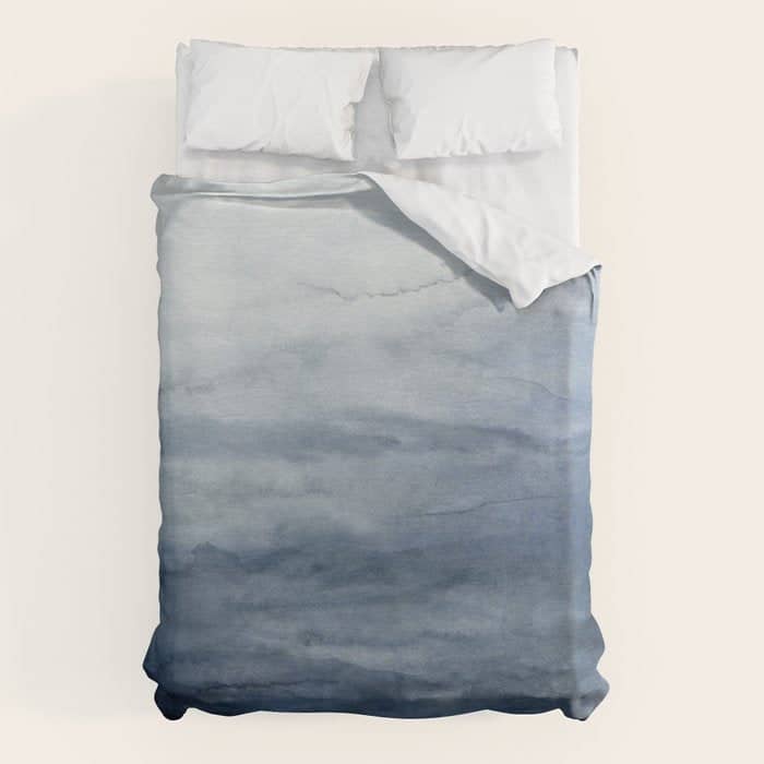 Indigo Abstract Painting | No.2 Duvet Cover