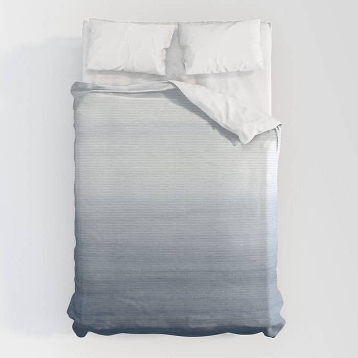 Ocean Watercolor Painting No.2 Duvet Cover