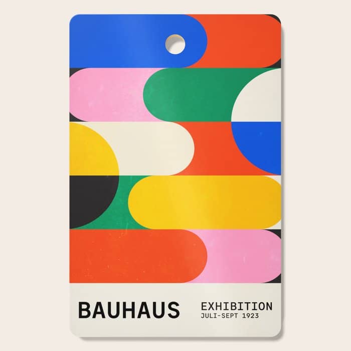 Bauhaus 03: Exhibition 1923 | Mid Century Series  Cutting Board