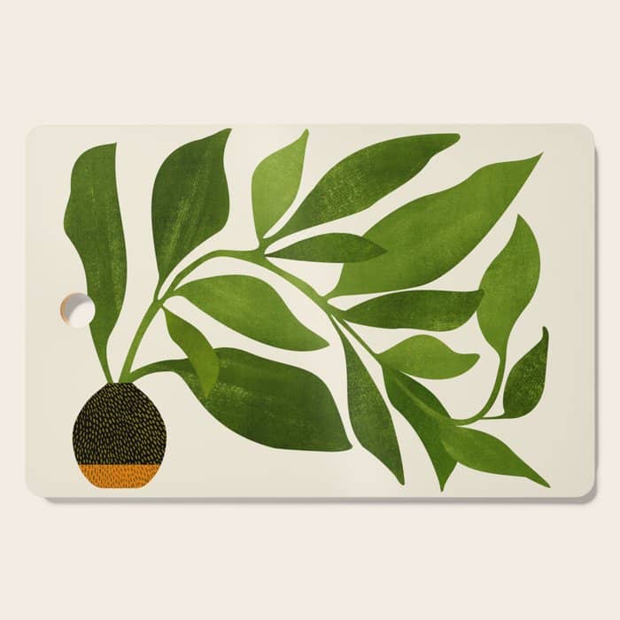 The Wanderer - House Plant Illustration Cutting Board